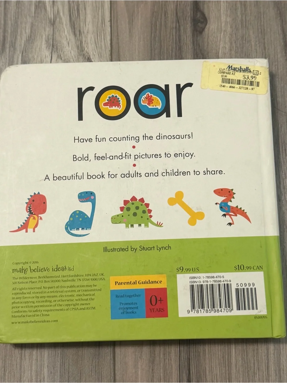Dinosaur Coloring Book & “roar Feel-and-Fit Shapes Book” Set of 2 Dinosaur Theme